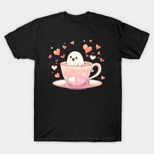 ghost love coffee T-Shirt